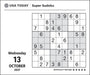 USA Today Super Sudoku 2027 Day-to-Day Calendar