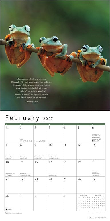 The Power of Now 2027 Wall Calendar