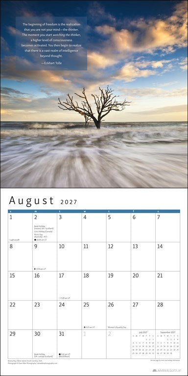 The Power of Now 2027 Wall Calendar
