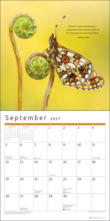 The Power of Now 2027 Wall Calendar