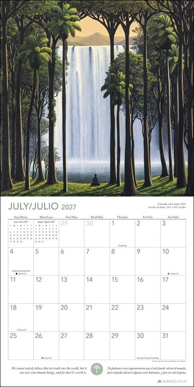 Forest Meditations 2027 Wall Calendar