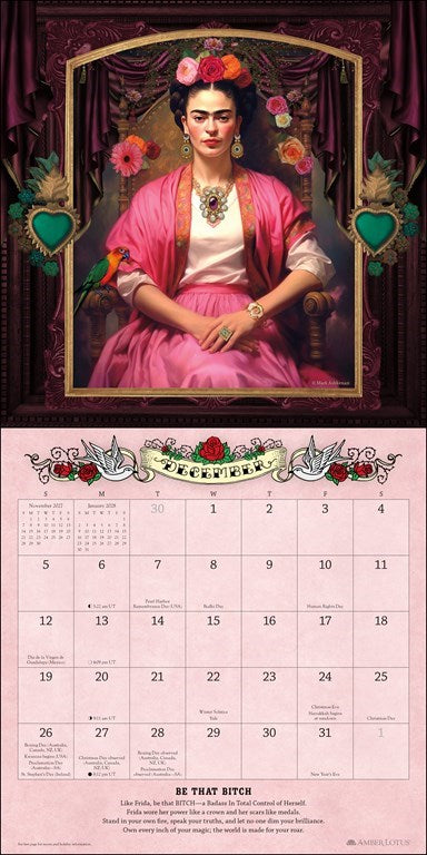 For the Love of Frida 2027 Wall Calendar