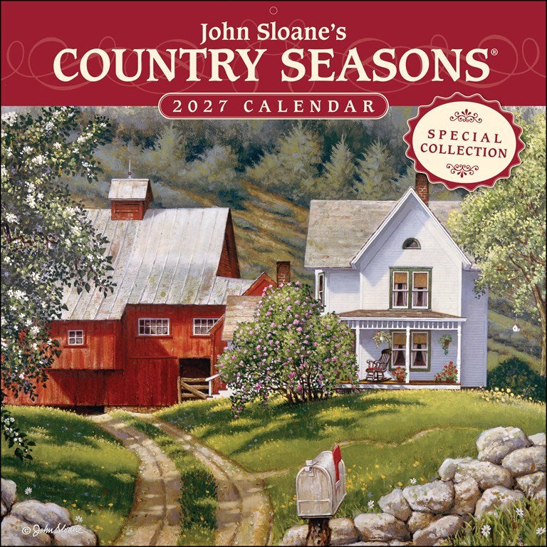 AMC John Sloane’s Country Seasons® 12 x 12 Special Collection 2027 Wall Calendar