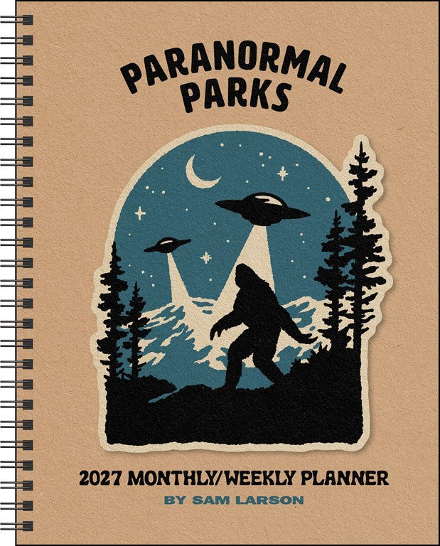AMC Sam Larson Paranormal Parks 12-Month 2027 Monthly/Weekly Planner Calendar