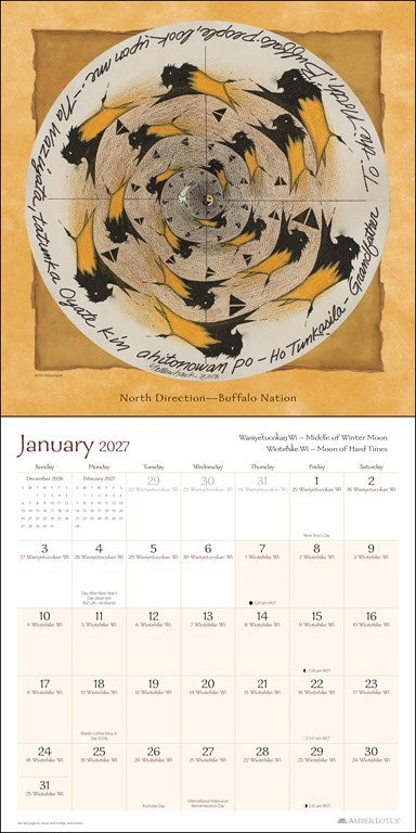 The Lakota Way 2027 Wall Calendar