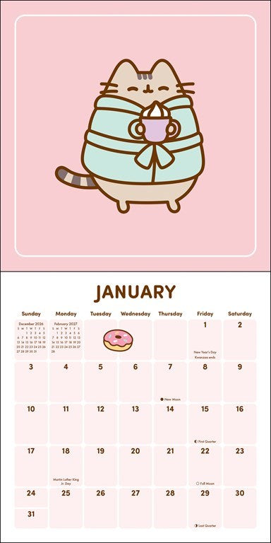 AMC Pusheen 2027 Mini Wall Calendar
