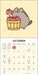 AMC Pusheen 2027 Mini Wall Calendar