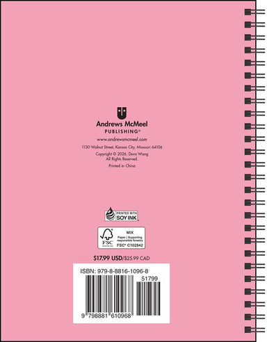 AMC Pocket Peaches 2027 Monthly/Weekly Coloring Planner with Stickers to Color