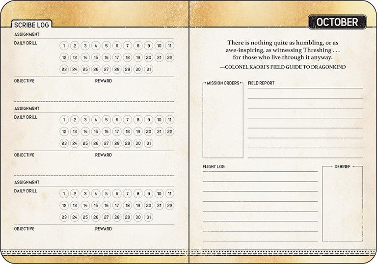 AMC Fourth Wing 2027 Monthly/Weekly 12-Month Planner Calendar