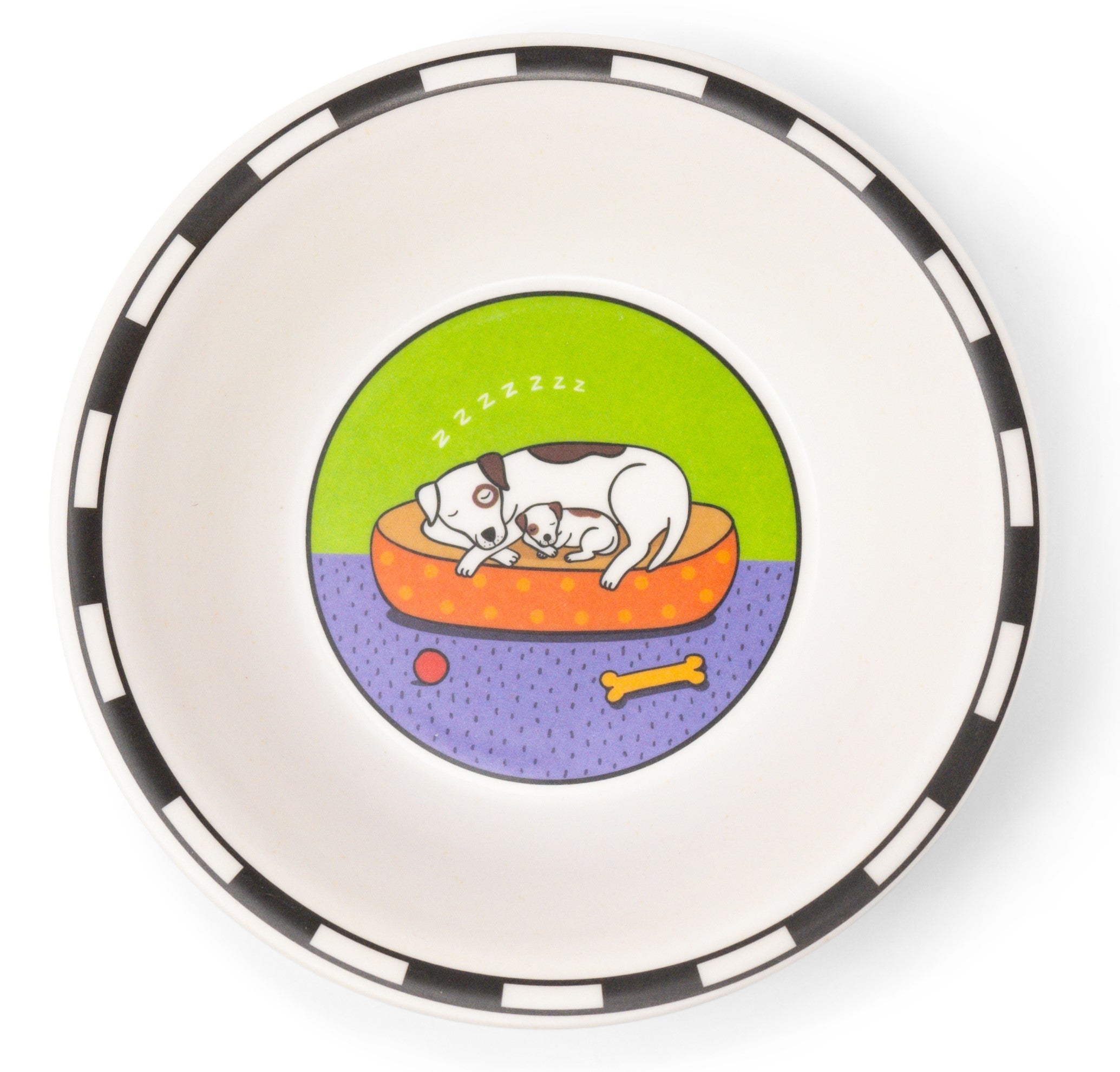 Jack Rabbit Bamboo Dish Set Dog