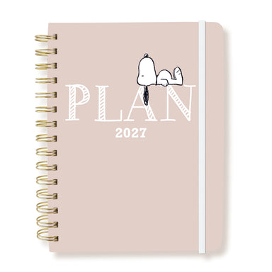 GRPH Peanuts: Plan 2027 Spiral-Bound Engagement Calendar