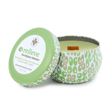 ROOT Seeking Balance Candle: Relieve Travel Tin