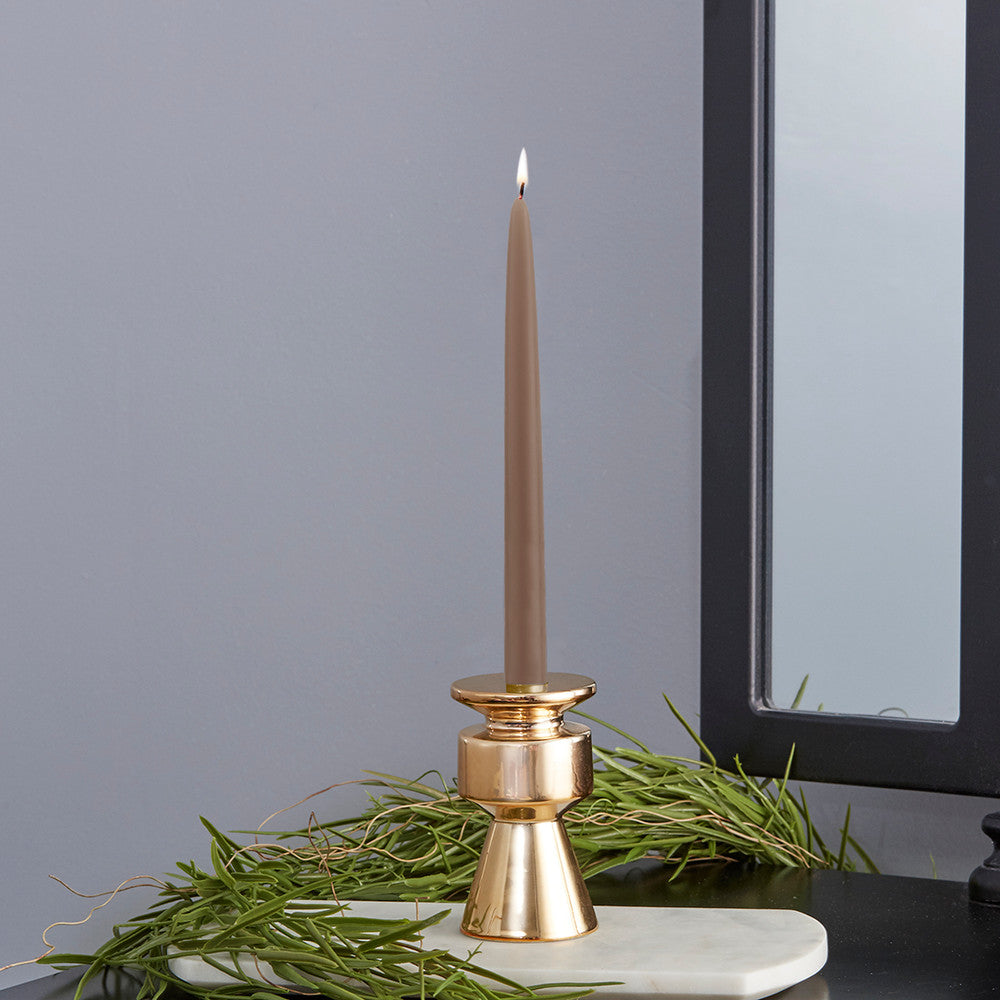 ROOT 9" Dipped Taper Candle - Portobello