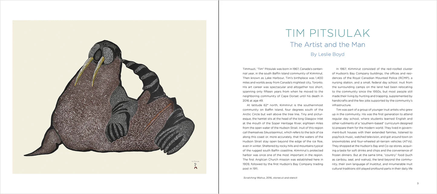 Tim Pitsiulak Drawings and Prints from Cape Dorset