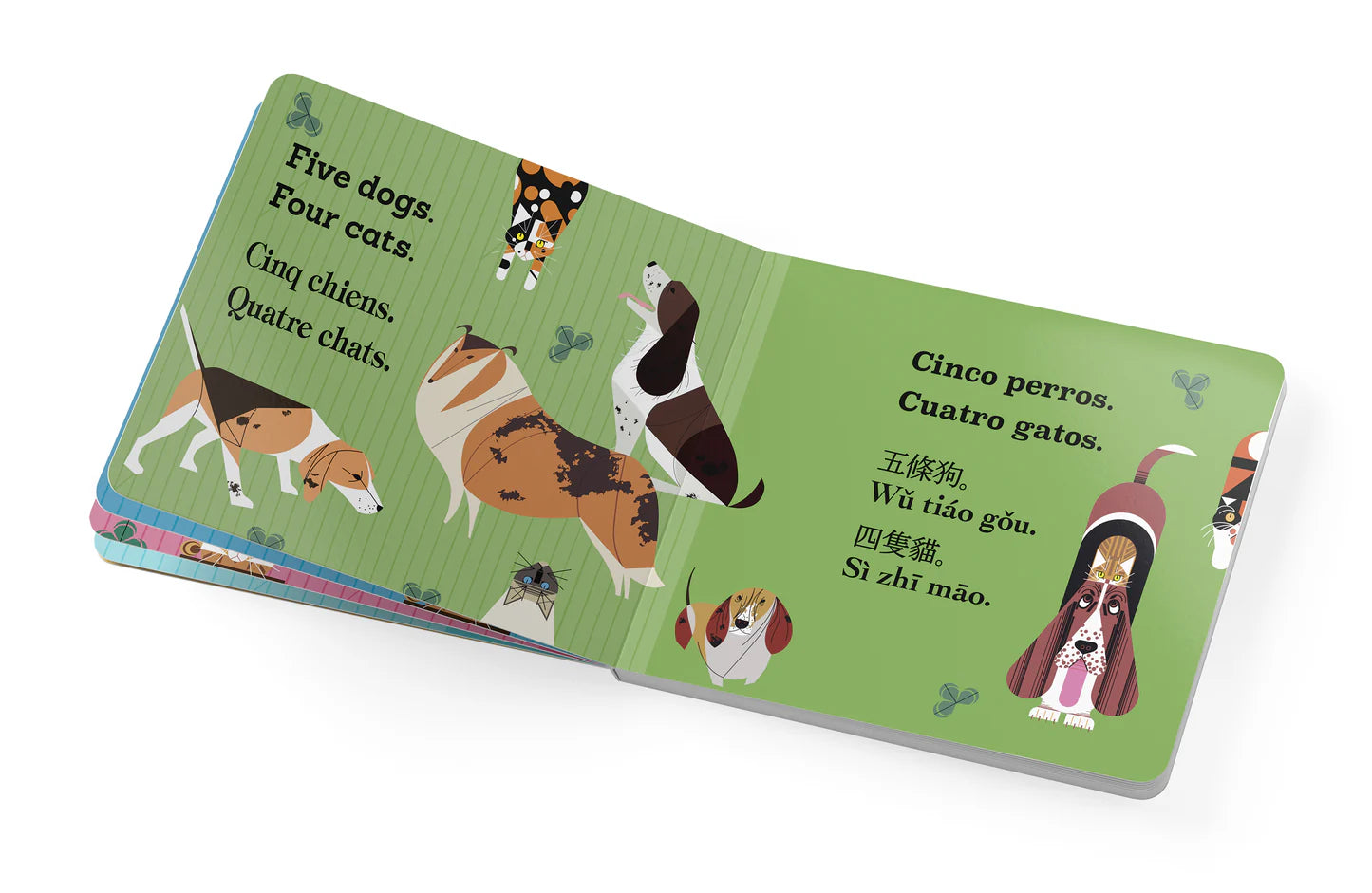 Charley Harper's Cats and Dogs: Multilingual Counting Book