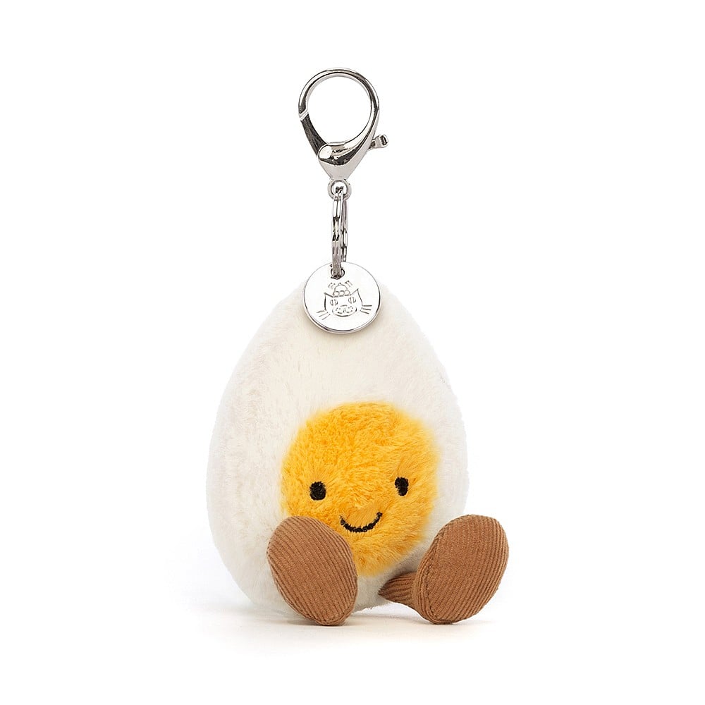 Jellycat Amuseable Happy Boiled Egg Bag Charm    
