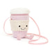 Jellycat Amuseables Coffee To Go Pink Bag    