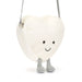 Jellycat Amuseable Cream Heart Bag    