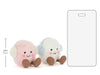 Jellycat Amuseables Toastie Pink and White Marshmallows