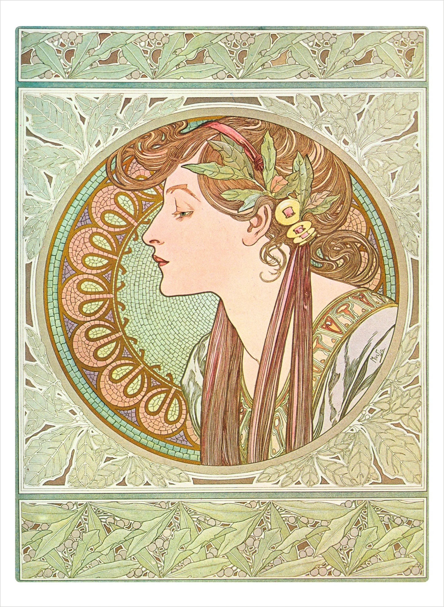 Alphonse Mucha Book of Postcards