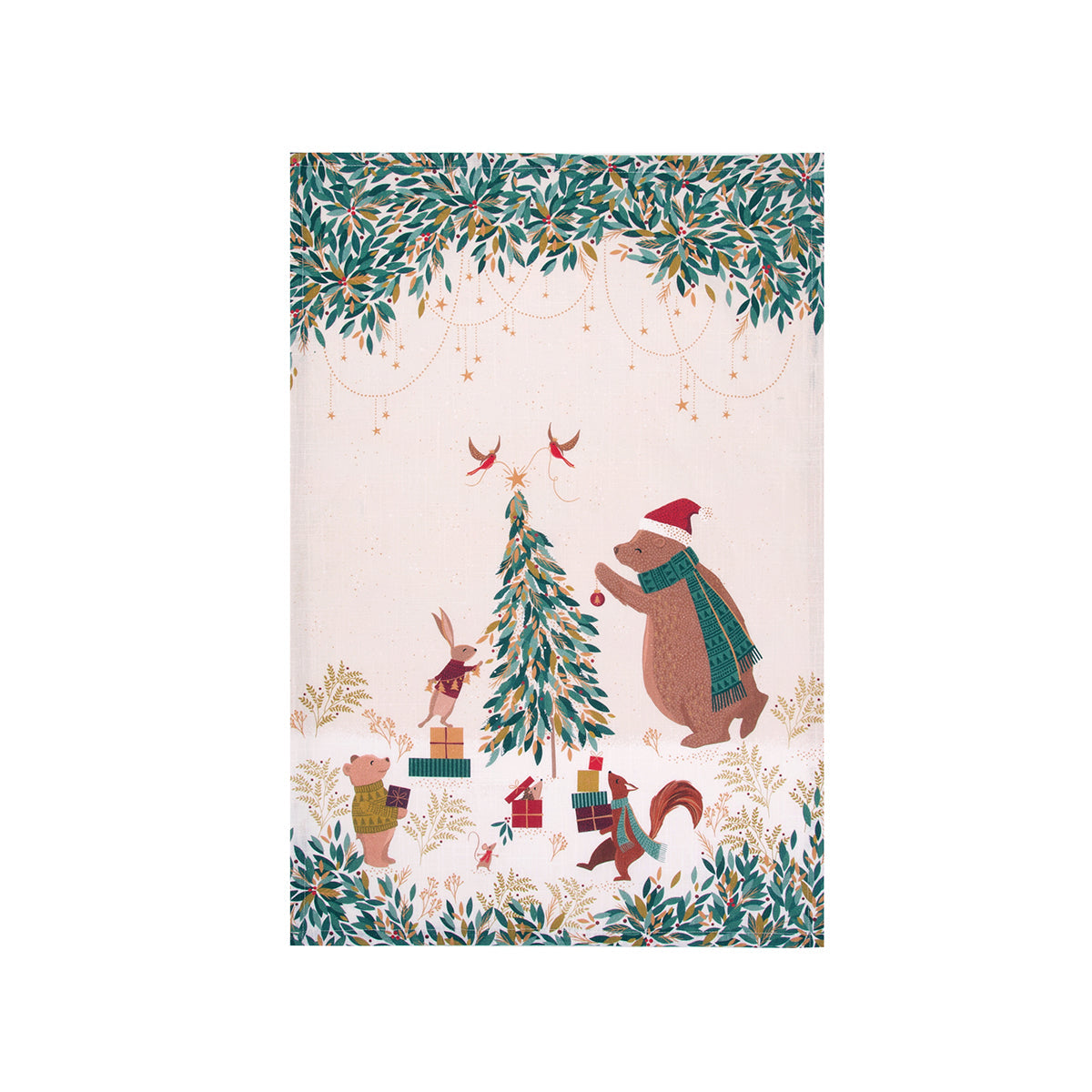 Sara Miller Tree Decorating Dish Towel