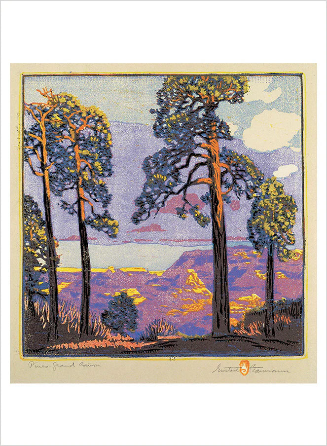 The Woodblock Prints of Gustave Baumann Book of Postcards