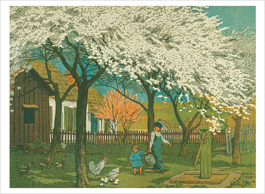 The Woodblock Prints of Gustave Baumann Book of Postcards