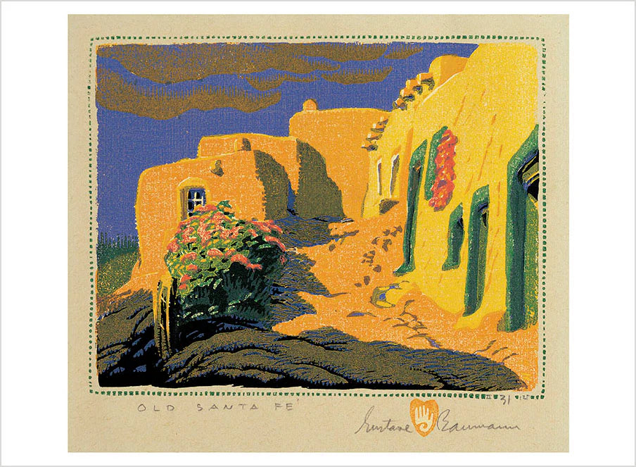 The Woodblock Prints of Gustave Baumann Book of Postcards