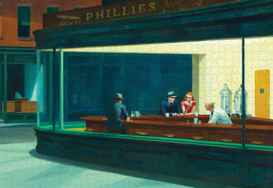 POM Edward Hopper: Nighthawks 1000 Piece Jigsaw Puzzle