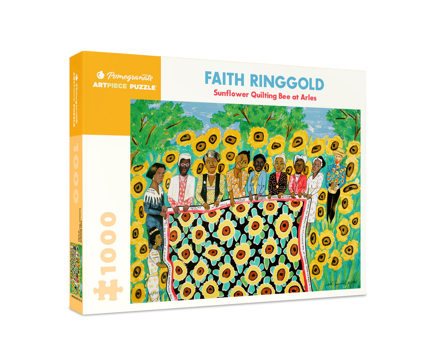 POM Faith Ringgold: Sunflower Quilting Bee at Arles 1000 Piece Jigsaw Puzzle