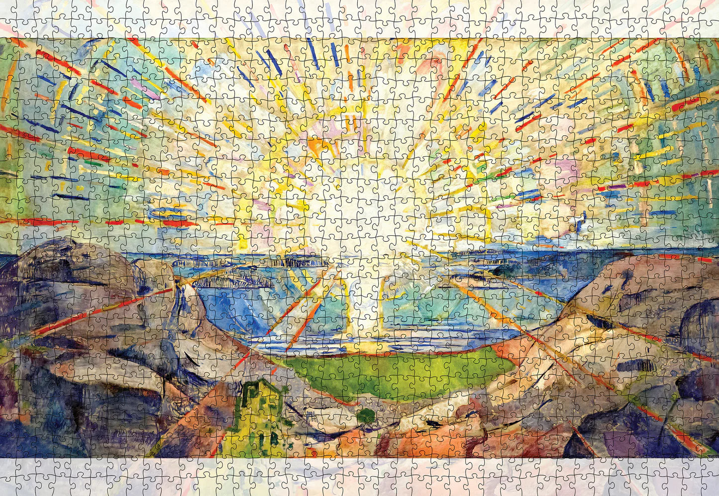 The Sun 1000 Piece Edvard Munch Puzzle