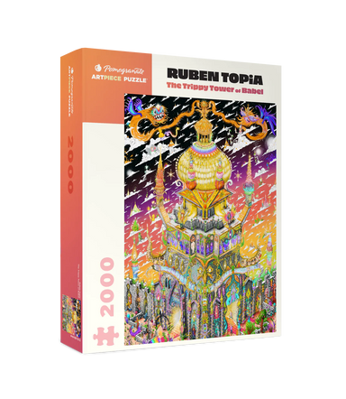 Ruben Topia The Trippy Tower of Babel 2000 Piece Puzzle