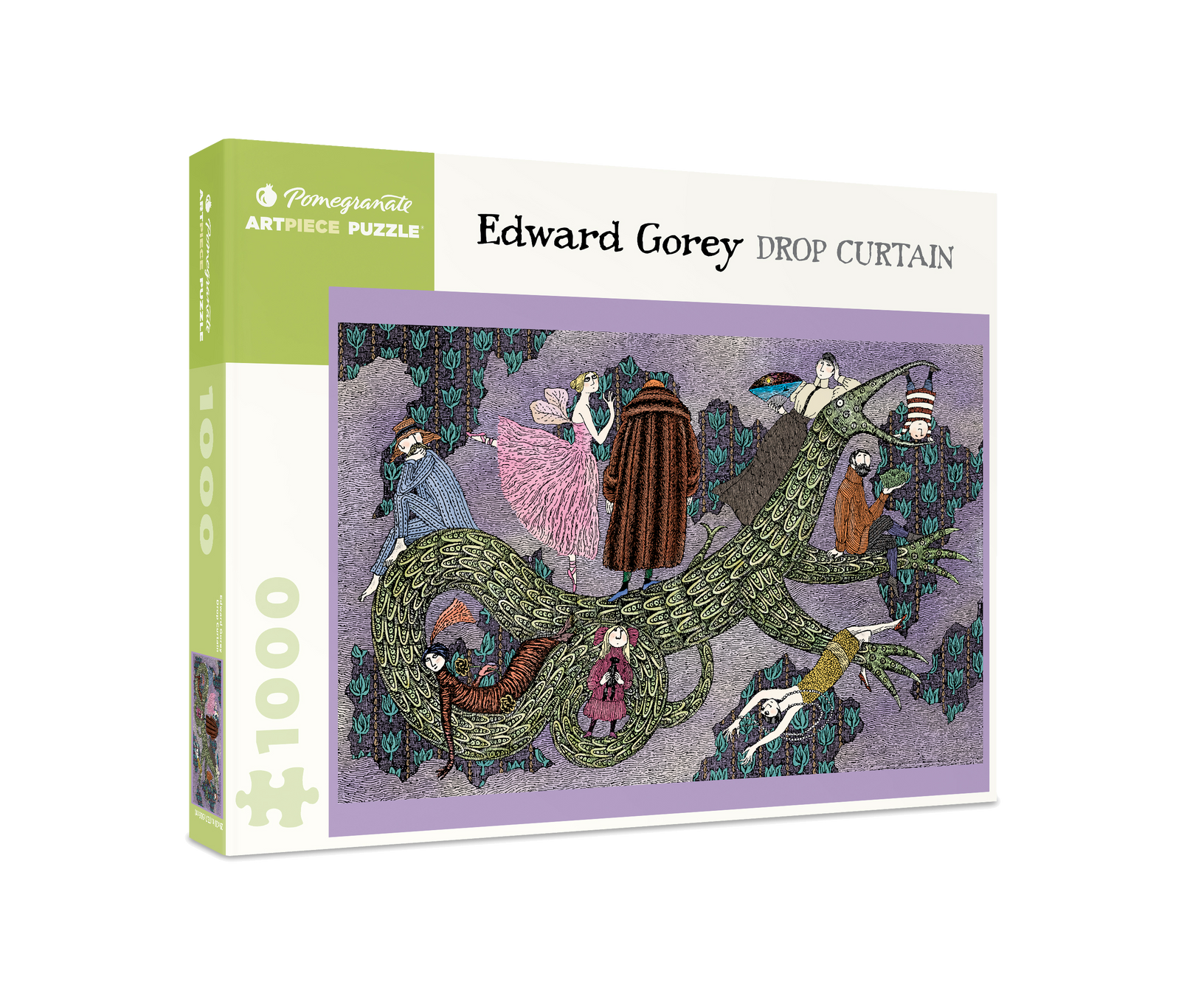Edward Gorey Drop Curtain 1000 Piece Puzzle    