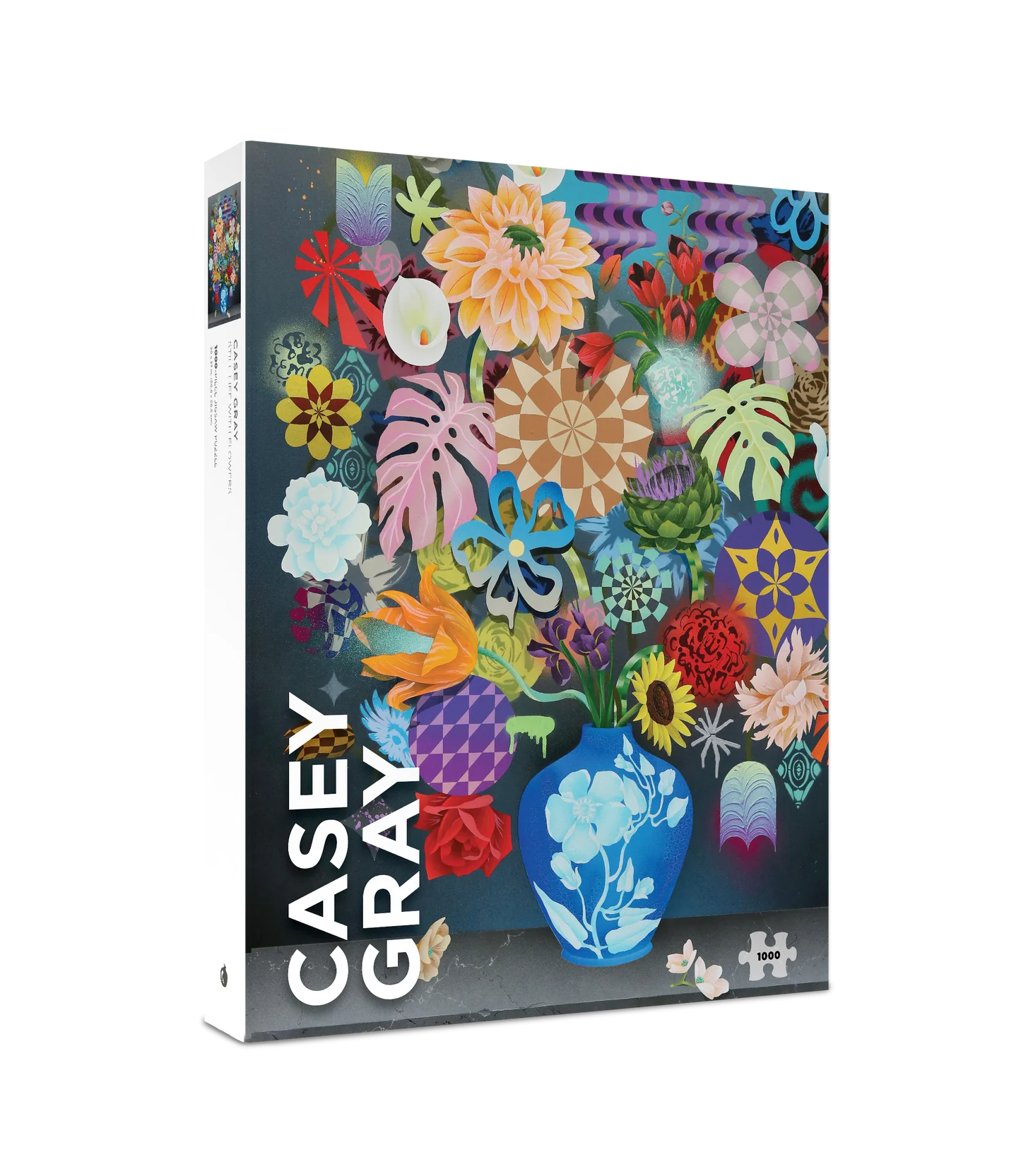 Casey Gray Still Life With Flowers 1000 Piece Puzzle