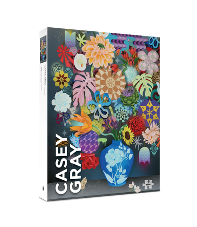 Casey Gray Still Life With Flowers 1000 Piece Puzzle