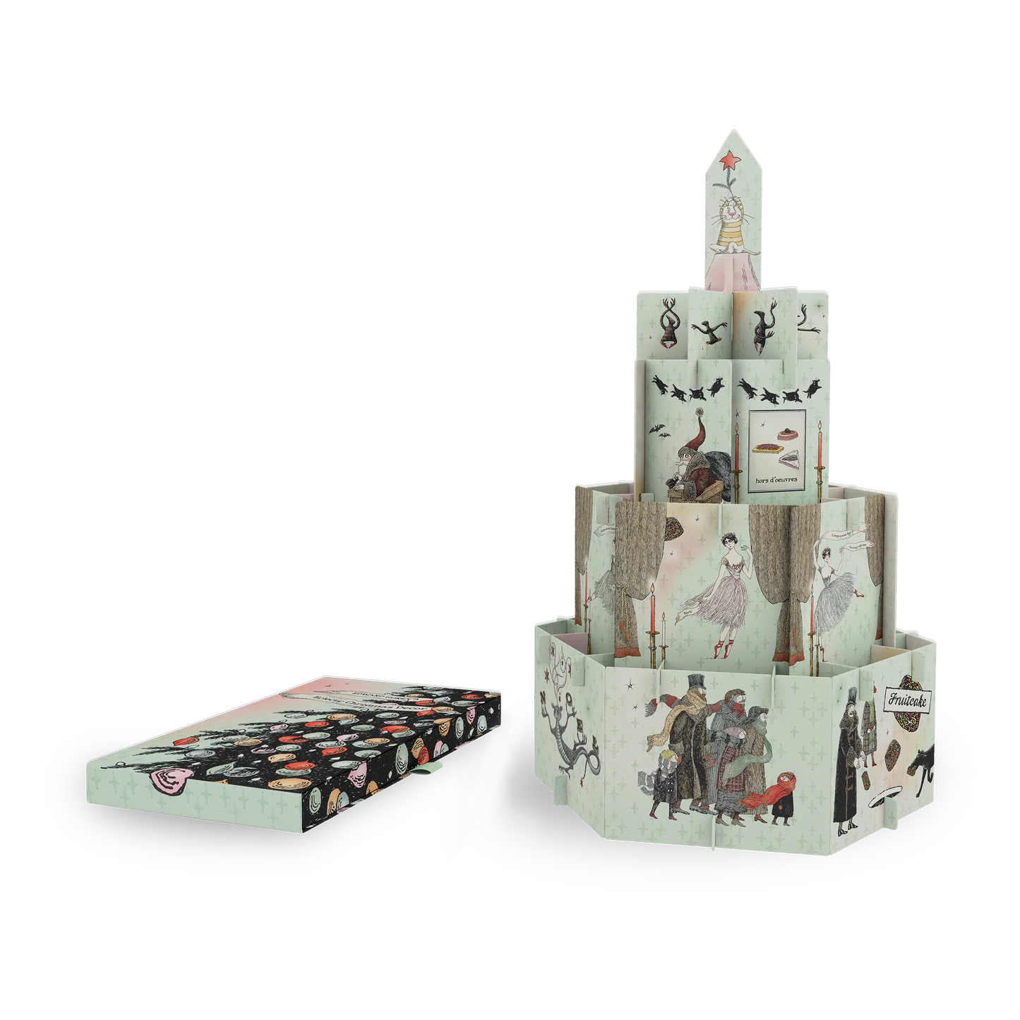 Edward Gorey's Eclectic Christmas Decor