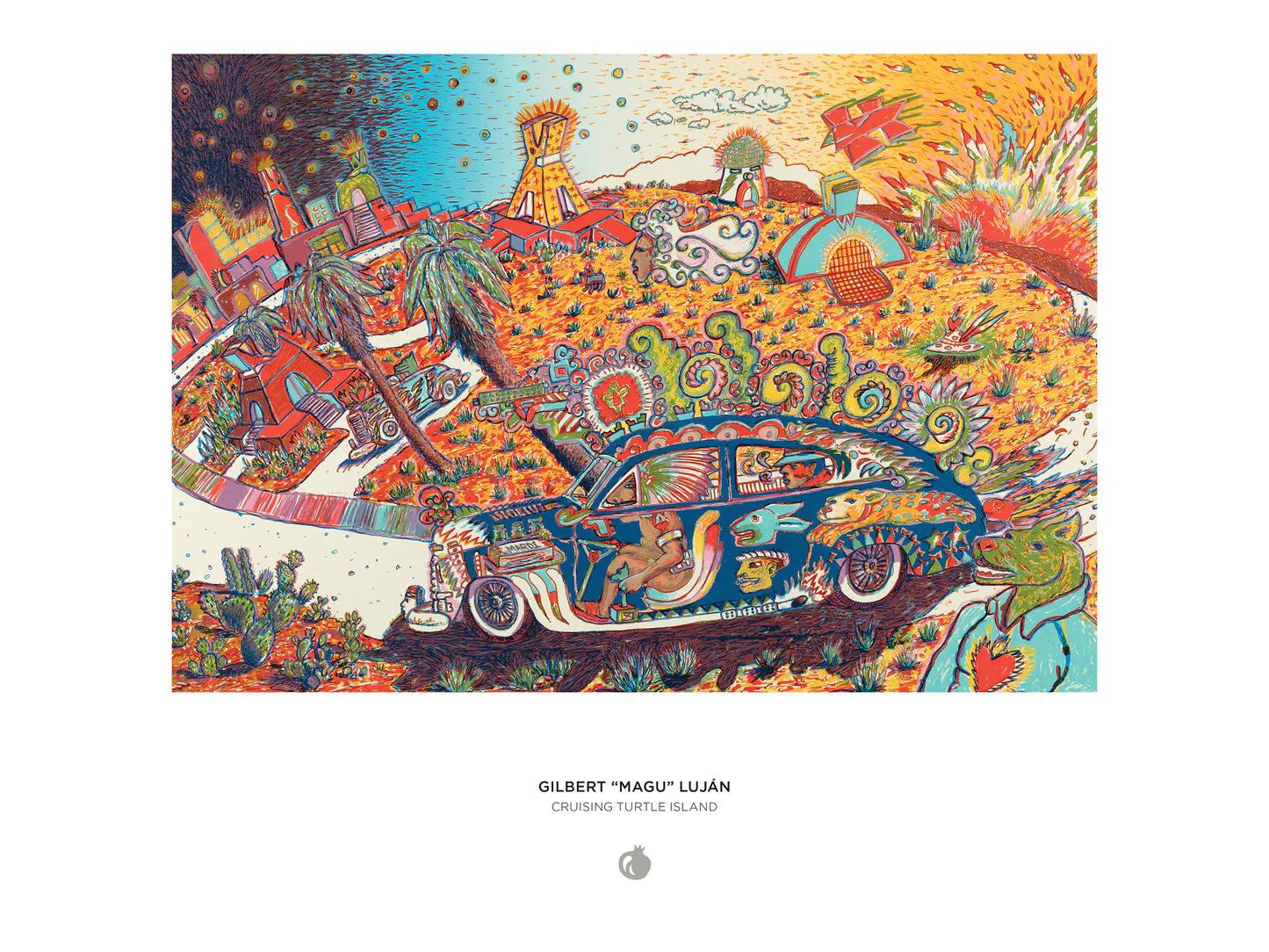 Gilbert "Magu" Luján: Cruising Turtle Island 1000 Piece Puzzle