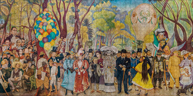POM Diego Rivera: Dream of a Sunday Afternoon in Alameda Park 1000 Piece Jigsaw Puzzle
