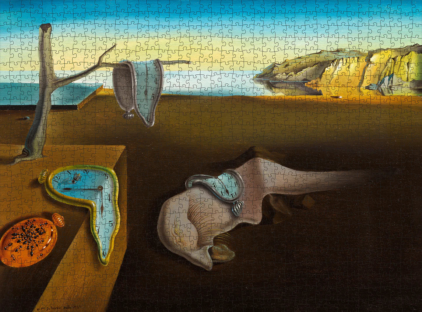 Salvador Dalí: The Persistence of Memory 1000-Piece Jigsaw Puzzle