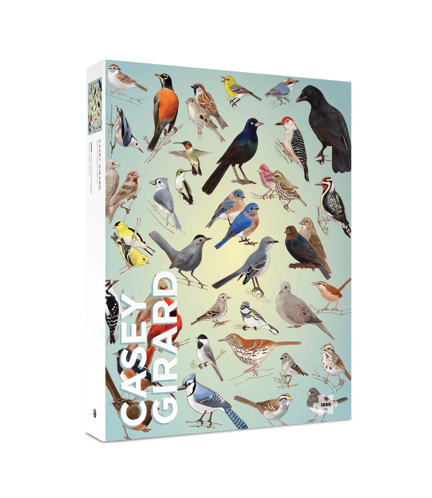 Casey Girard: Backyard Birds 1000-Piece Jigsaw Puzzle