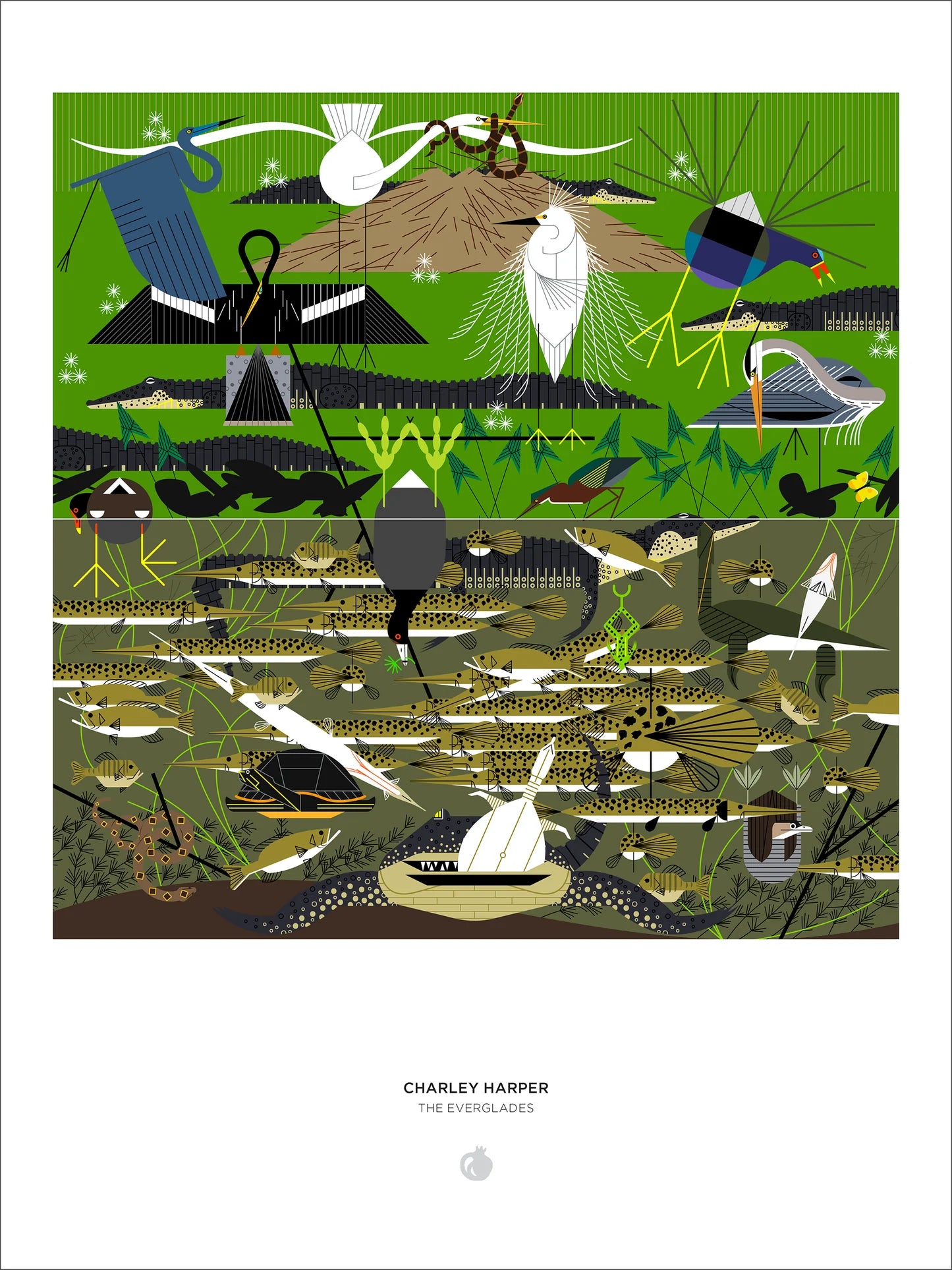 Charley Harper The Everglades 1000 Piece Puzzle