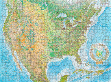 POM Anton Thomas: North America: Tundra to Tropics 1000 Piece Jigsaw Puzzle