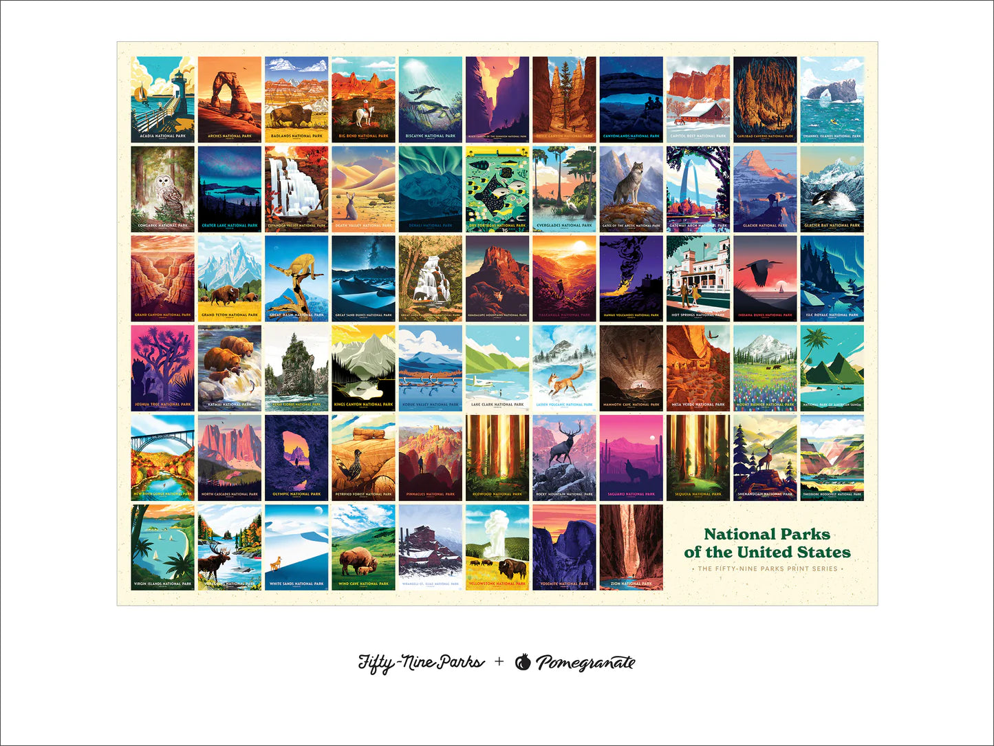 National Parks 1000 Piece Puzzle