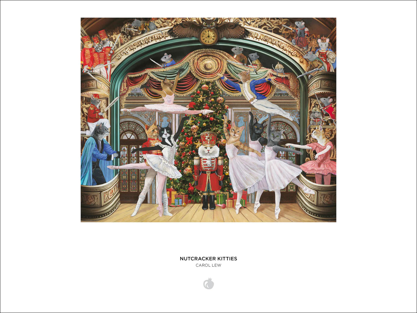 Nutcracker Kitties 1000 Piece Carol Lew Puzzle
