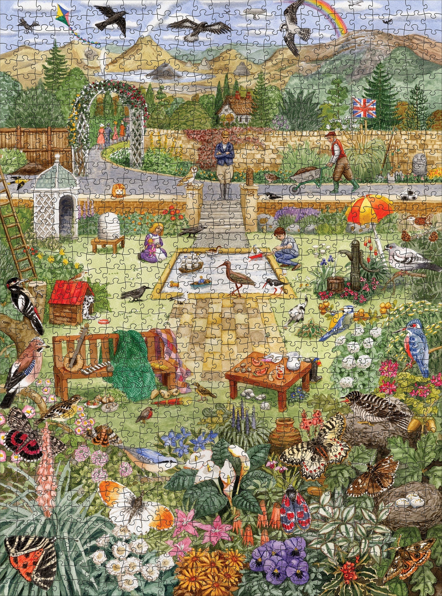 Alphabet Garden 1000 Piece Gale Pitt Puzzle