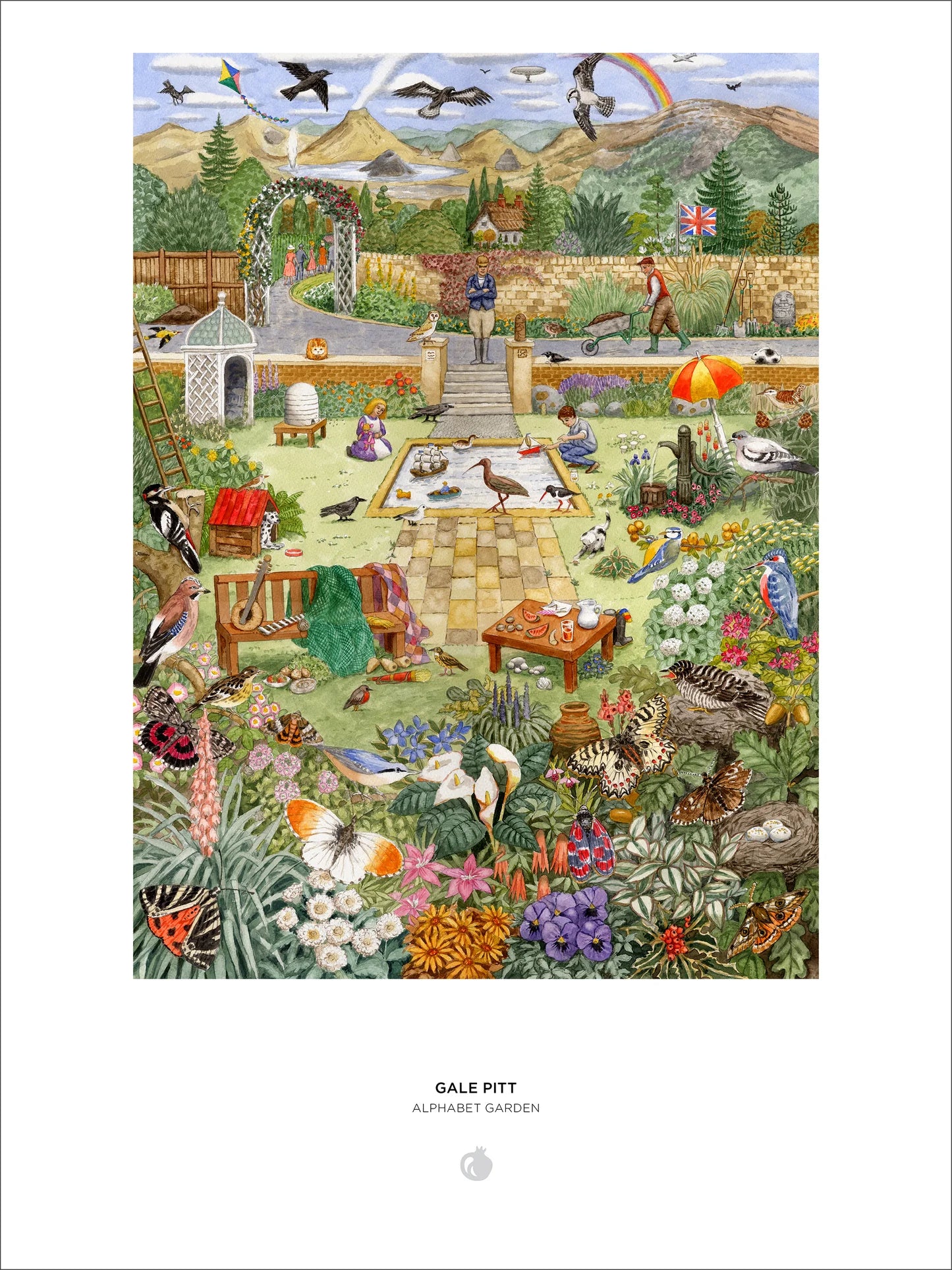 Alphabet Garden 1000 Piece Gale Pitt Puzzle
