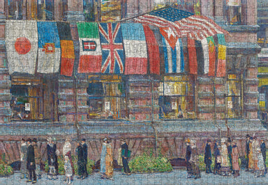 POM Childe Hassam: Allied Flags 1000 Piece Jigsaw Puzzle