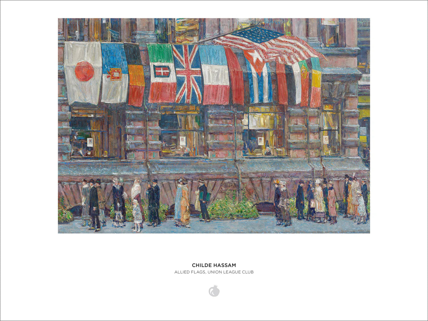 Childe Hassam Allied Flags 1000 Piece Jigsaw Puzzle