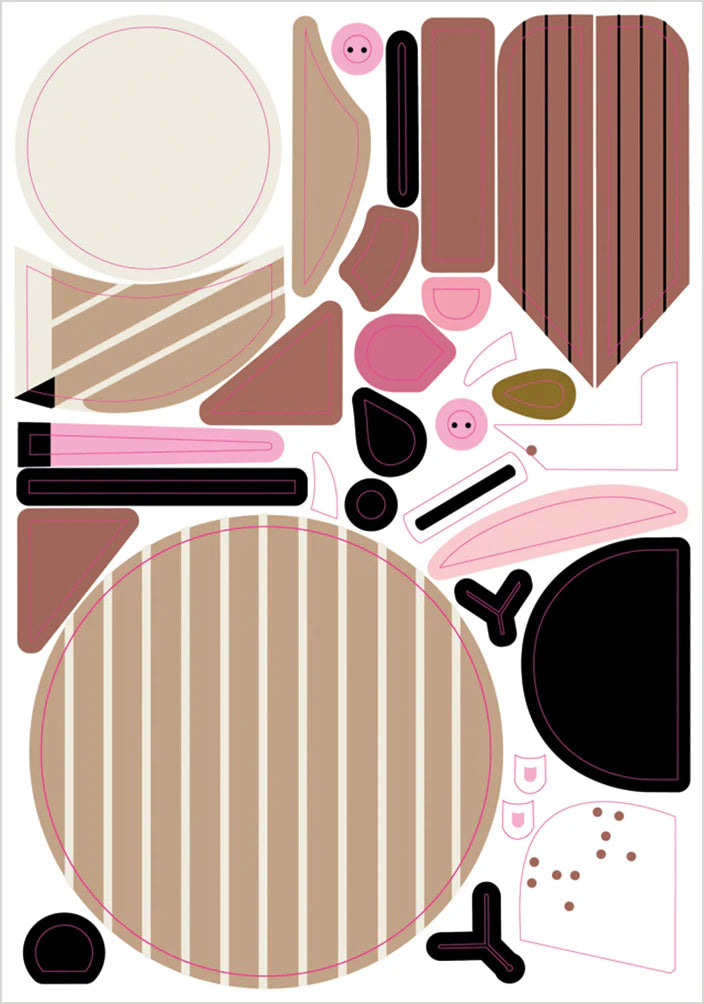 Charley Harper's Sticky Critters - An Animal Sticker Kit