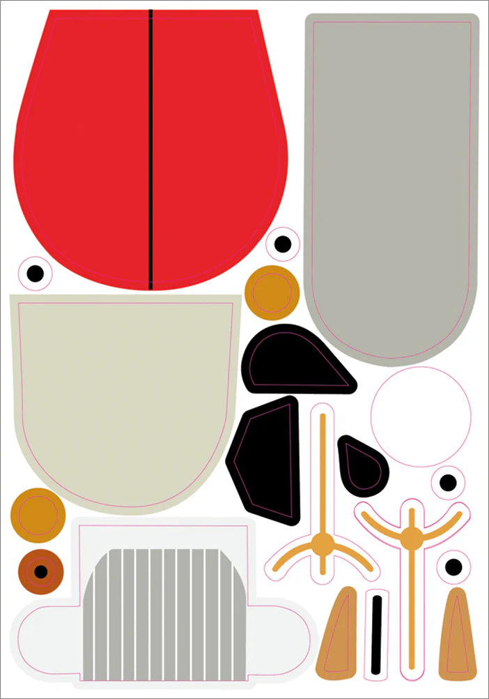 Charley Harper's Sticky Critters - An Animal Sticker Kit